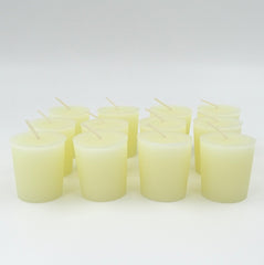 100% Pure Beeswax 15-hour Votives IVORY Candles REFILLS (no cup), Organic Hand Made - BCandle