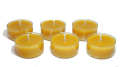 100% Pure Raw Beeswax Tea Lights Candles Organic Hand Made - BCandle