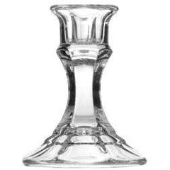 Taper Candlestick Holder, Glass Clear for Taper Candles - BCandle