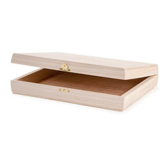 Unfinished Wooden Purse Box 11.5" by 8.5" - BCandle