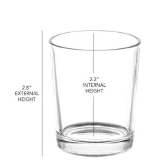 Votive Clear Glass Candle Holders - BCandle