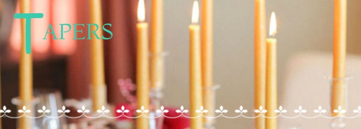 Handmade Beeswax Tapers