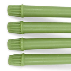 100% Beeswax Taper GREEN Candles Organic Hand Made - 8" Tall, 7/8" Thick (set of 6) - BCANDLE