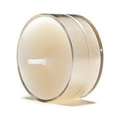 100% Pure Raw Beeswax Tea Lights Candles in CUP Organic Hand Made, IVORY (each)