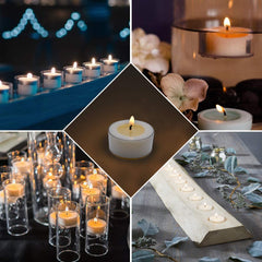 100% Pure Raw Beeswax Tea Lights Candles in CUP Organic Hand Made, IVORY (each)