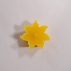Beeswax Floating Candles, YELLOW, Sun Shaped /Home Decor/ Unisex Gift Idea (each)
