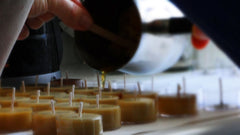 100% Pure Raw Beeswax Tea Lights Candles REFILLS Organic Hand Made (each)