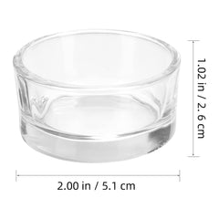 Clear Glass Tealight Candle Holder