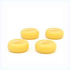 Beeswax Floating Candles, Round Shaped Candles for Vases, Centerpieces at Wedding, Party, Pool, Holidays - BCandle