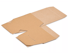 Pinstripe Kraft Gift Box - 4x4x2" - BCANDLE