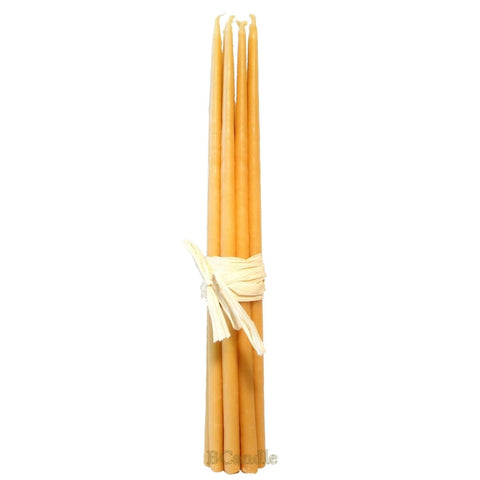 100% Beeswax 4 hour burning Candles Organic Hand Made - 11" Tall (each) - BCandle