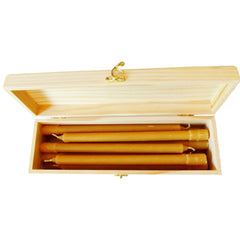 100% Beeswax Candles Hand Made - 11" Tall, 5/8" Diameter (set of 12 in Box) - BCandle