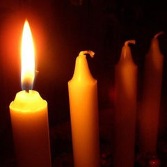 100% Beeswax Candles Organic Hand Made - 11 inch Tall, 5/8 inch Thick (each) - BCandle