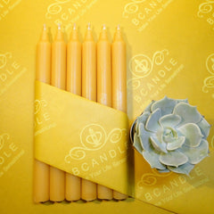 100% Beeswax Candles Organic Hand Made - 7 1/2" Tall, 3/4" Thick (each) - BCandle
