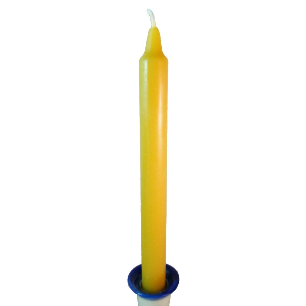 Set of 3 organic beeswax candles-4 wide up to 6 tall-100% Pure