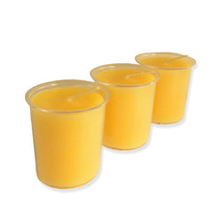 100% Pure Beeswax 15-hour Votives Candles in Cup, Organic, Hand Made - BCandle