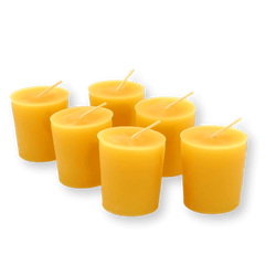 100% Pure Beeswax 15-hour Votives Candles Organic Hand Made - BCandle