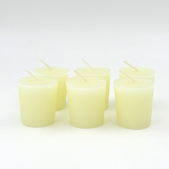 100% Pure Beeswax 15-hour Votives IVORY Candles REFILLS (no cup), Organic Hand Made - BCandle
