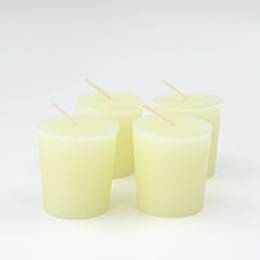 100% Pure Beeswax 15-hour Votives IVORY Candles REFILLS (no cup), Organic Hand Made - BCandle