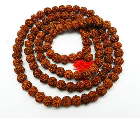 108 Rudraksha Bead Tibetan Buddhist Prayer Meditation Mala - BCandle