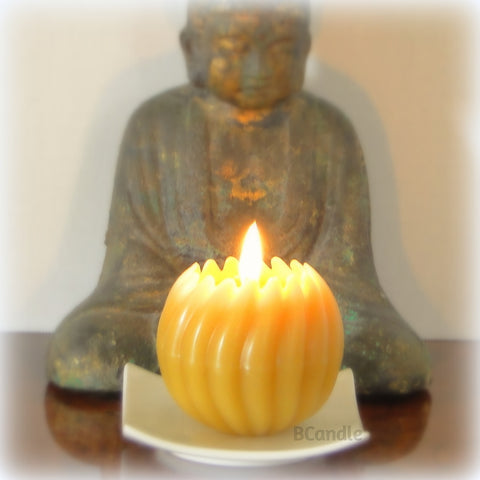 Spiral Ball Candle - Beeswax Candles