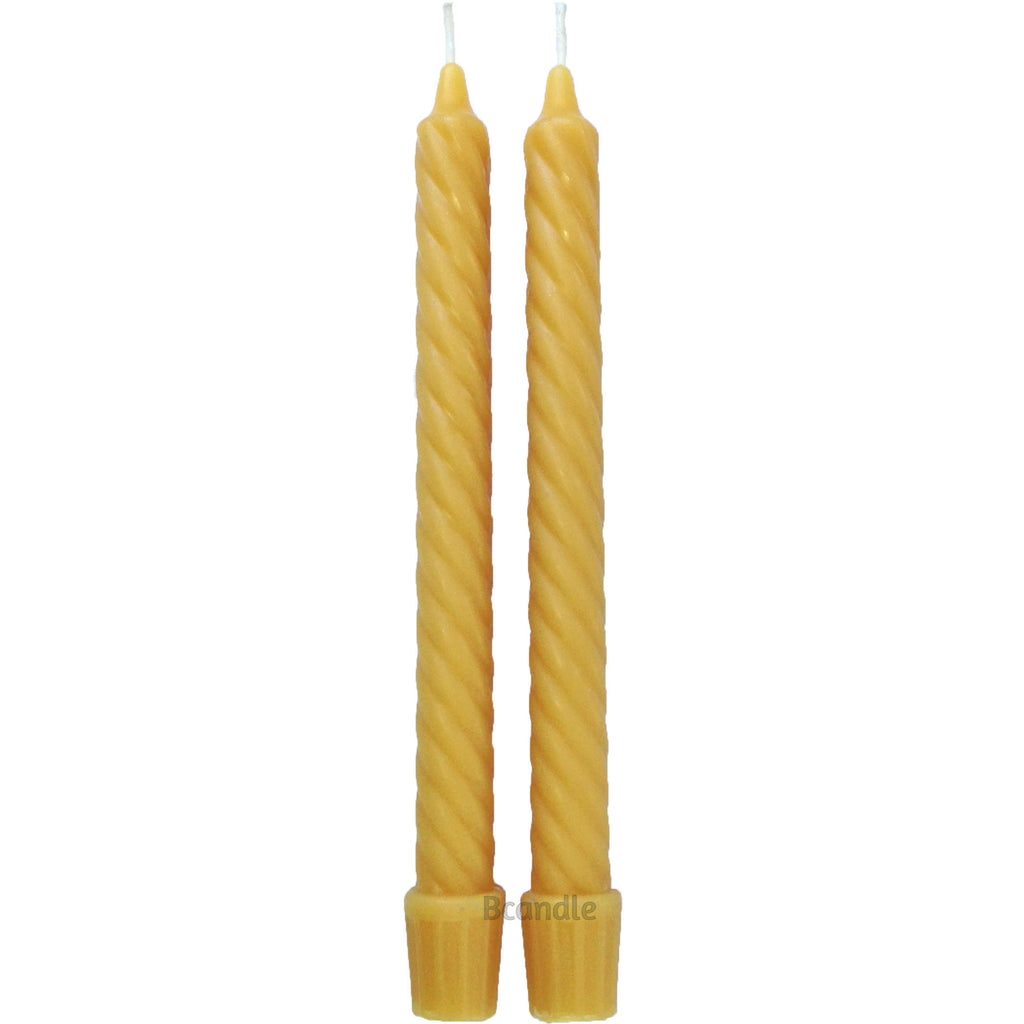 Beeswax Tall & Thin Taper Church Candles No Drip Church Beeswax Prayer  Taper Candles Bulk Smokeless Birthday Candles 6 to 10 Inch 