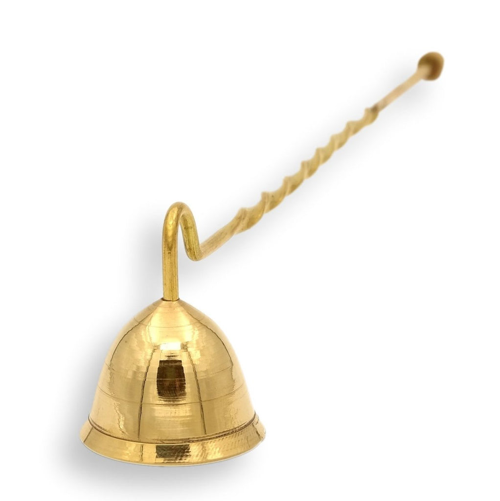 Brass Candle Snuffer with Spiral Handle 10.5 Inch - BCandle