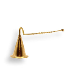 Brass Candle Snuffer with Spiral Handle 10.5 Inch - BCandle