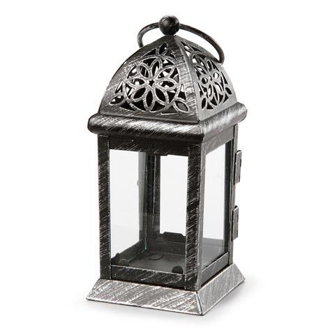 Lantern - Metal - Black - 6 inch Tall - BCandle