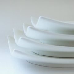 Small Porcelain Candle Plate (set of 4) - BCandle