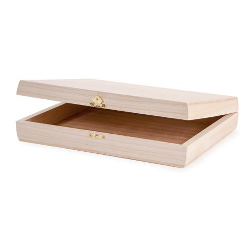 Unfinished Wooden Purse Box 11.5" by 8.5" - BCandle